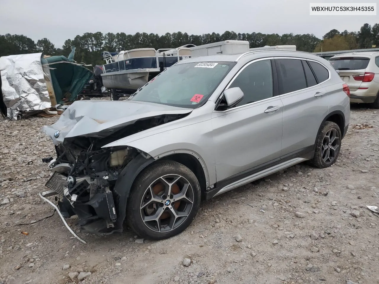 2019 BMW X1 Sdrive28I VIN: WBXHU7C53K3H45355 Lot: 80395484