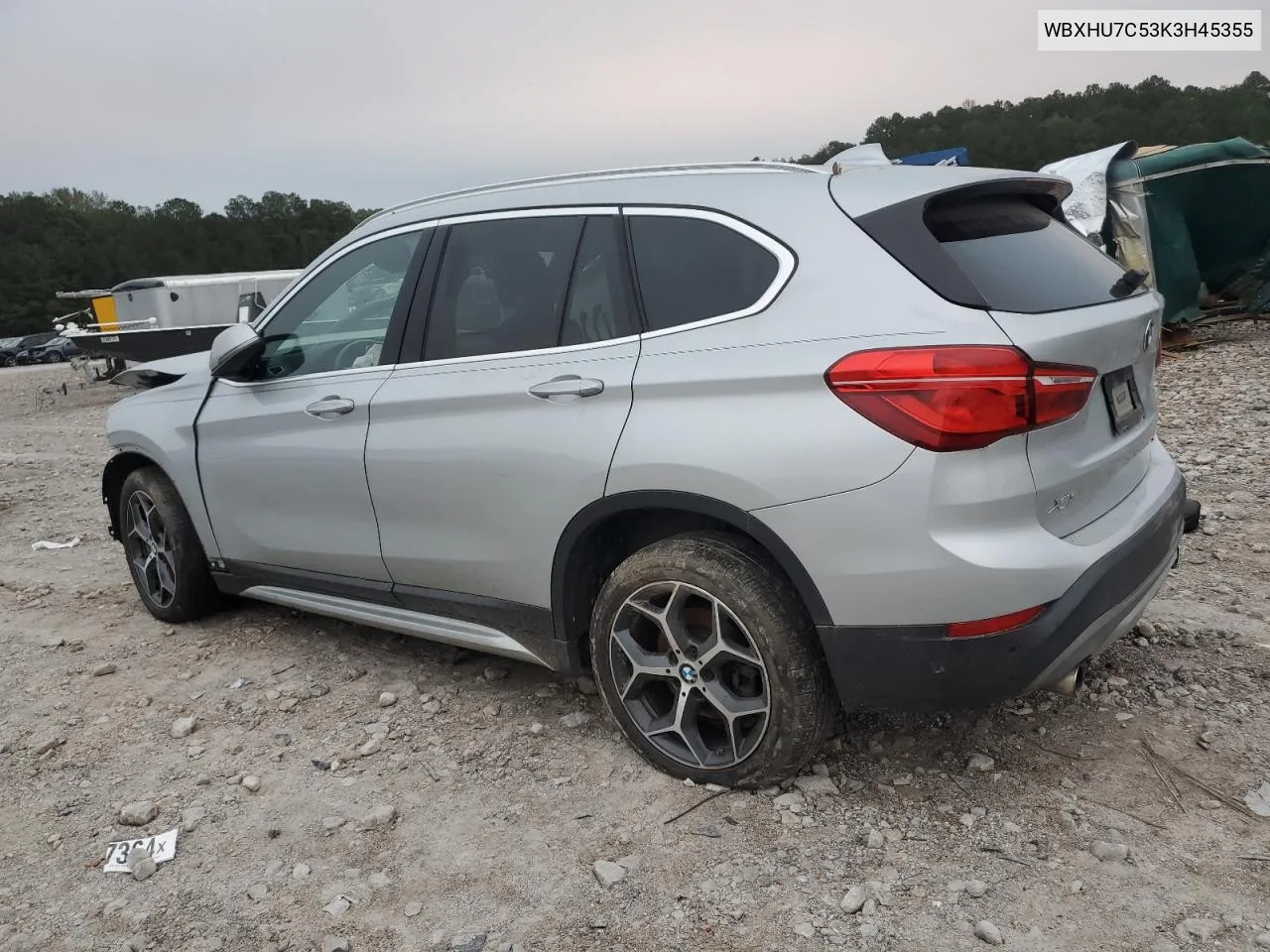 2019 BMW X1 Sdrive28I VIN: WBXHU7C53K3H45355 Lot: 80395484