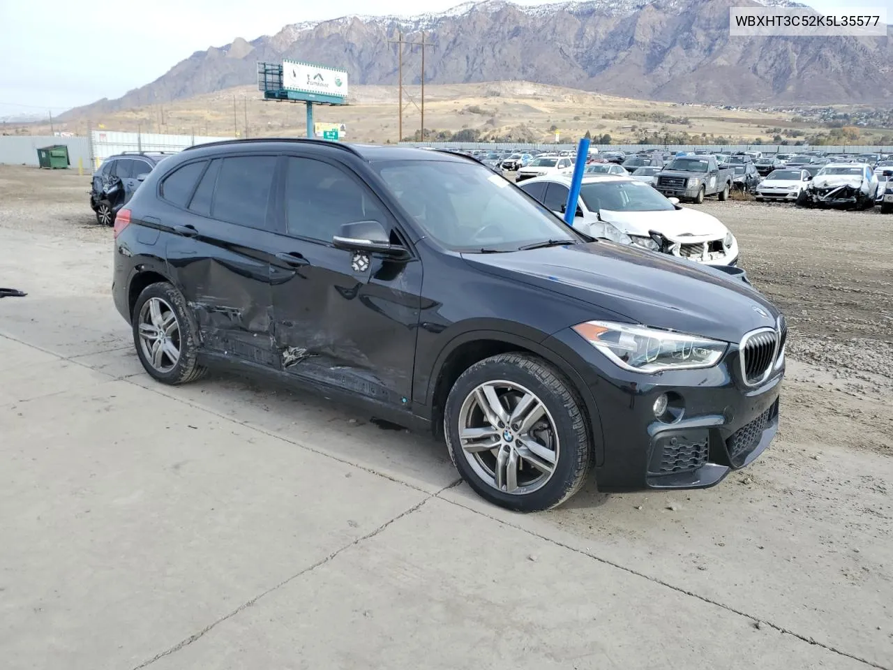 2019 BMW X1 xDrive28I VIN: WBXHT3C52K5L35577 Lot: 80661554