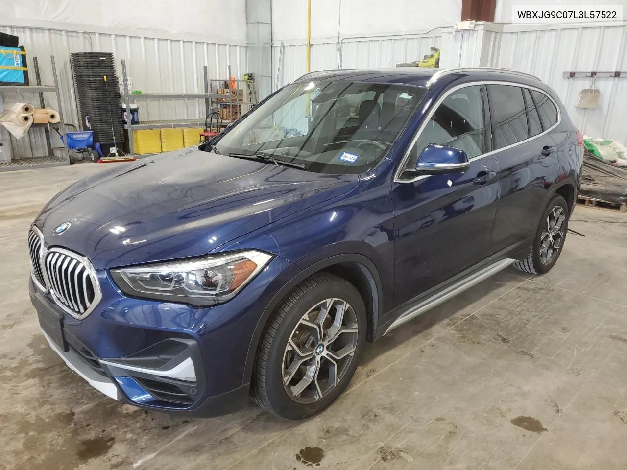 2020 BMW X1 xDrive28I VIN: WBXJG9C07L3L57522 Lot: 52333314