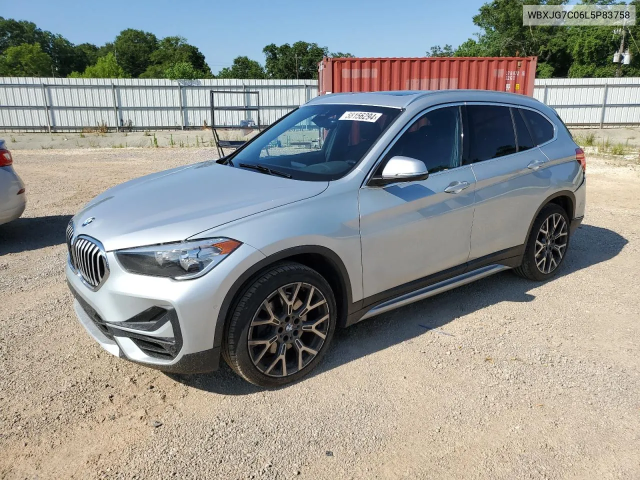 2020 BMW X1 Sdrive28I VIN: WBXJG7C06L5P83758 Lot: 58156294