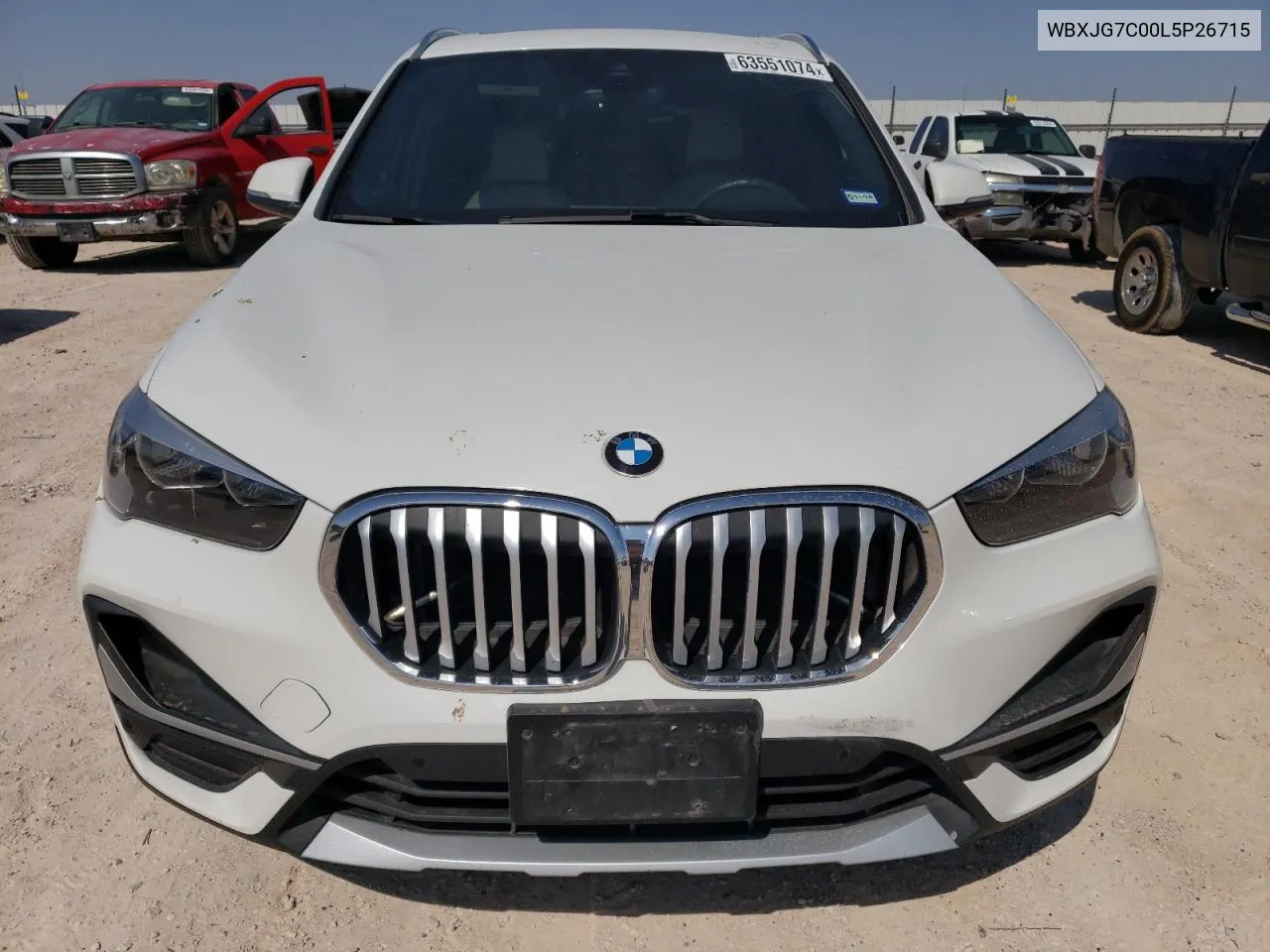 2020 BMW X1 Sdrive28I VIN: WBXJG7C00L5P26715 Lot: 63551074