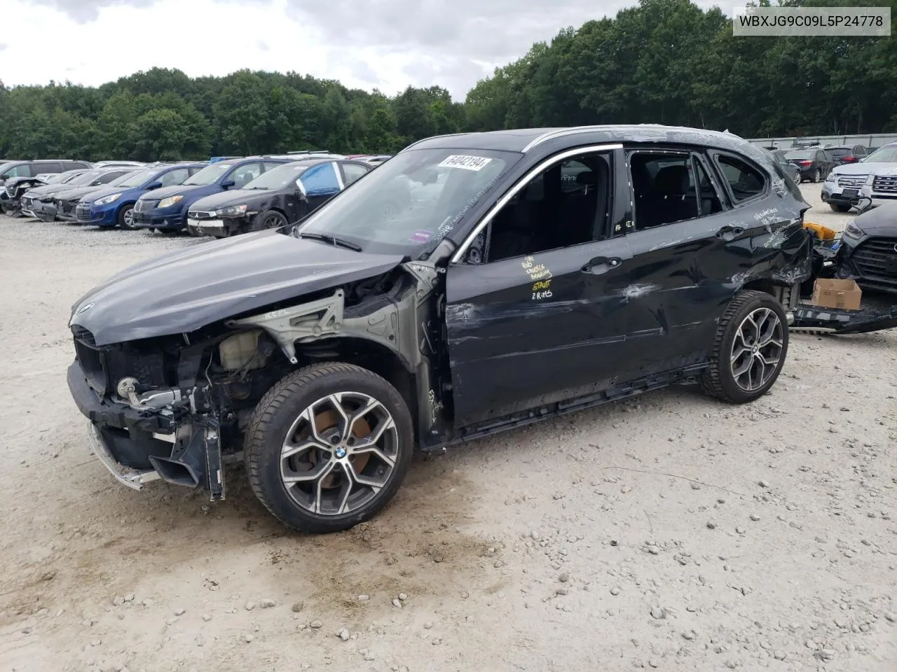 2020 BMW X1 xDrive28I VIN: WBXJG9C09L5P24778 Lot: 64042194