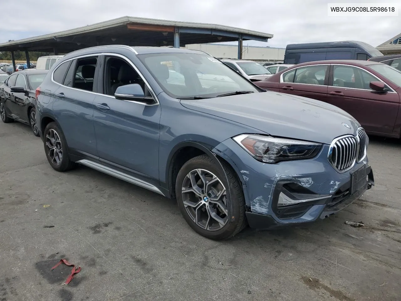 2020 BMW X1 xDrive28I VIN: WBXJG9C08L5R98618 Lot: 66772584