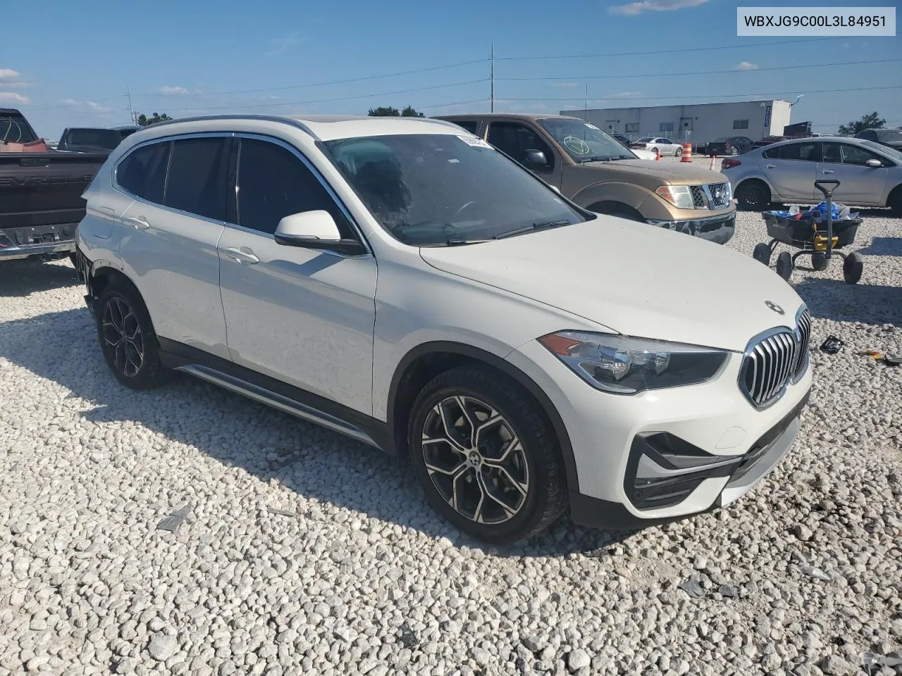 2020 BMW X1 xDrive28I VIN: WBXJG9C00L3L84951 Lot: 69666754