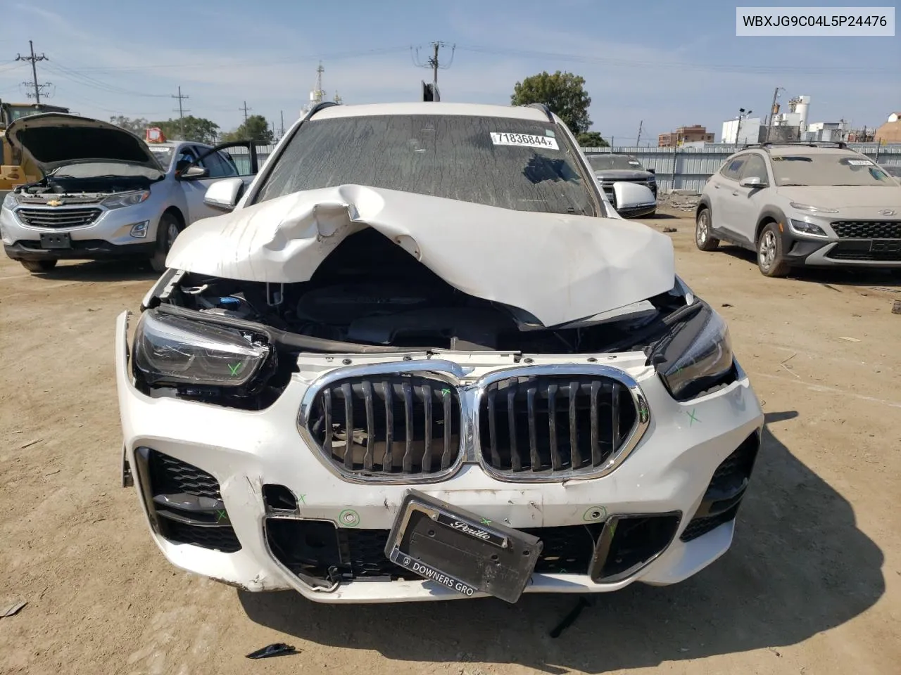 2020 BMW X1 xDrive28I VIN: WBXJG9C04L5P24476 Lot: 71836844