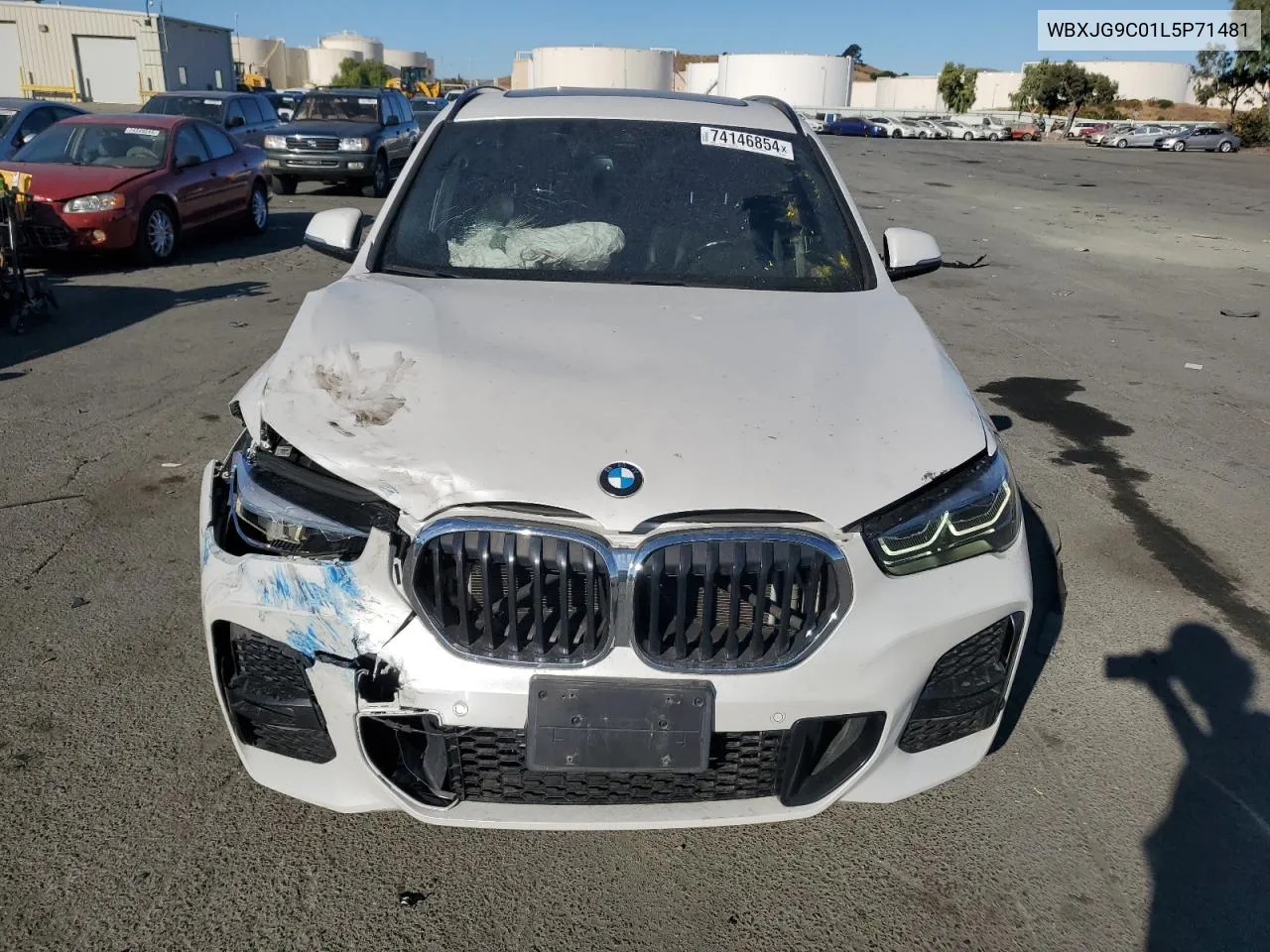 2020 BMW X1 xDrive28I VIN: WBXJG9C01L5P71481 Lot: 74146854