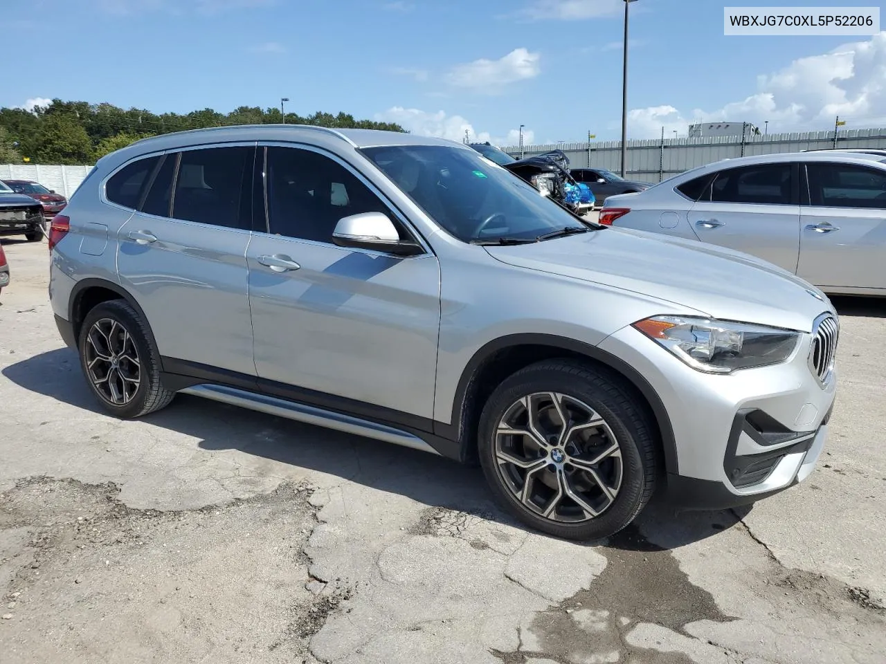 2020 BMW X1 Sdrive28I VIN: WBXJG7C0XL5P52206 Lot: 76724414