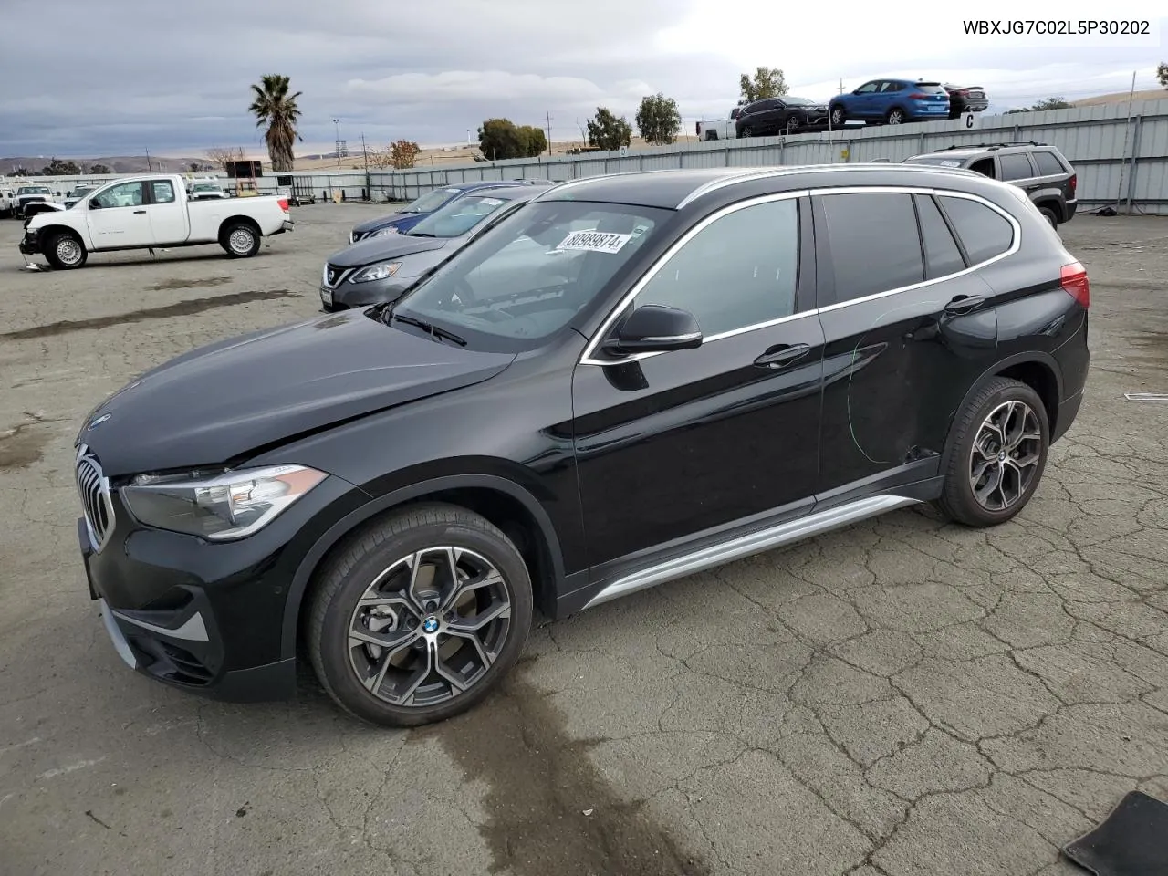 2020 BMW X1 Sdrive28I VIN: WBXJG7C02L5P30202 Lot: 80989874