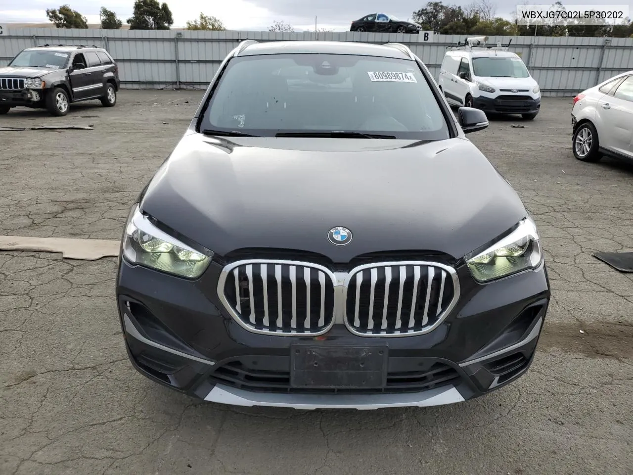 2020 BMW X1 Sdrive28I VIN: WBXJG7C02L5P30202 Lot: 80989874