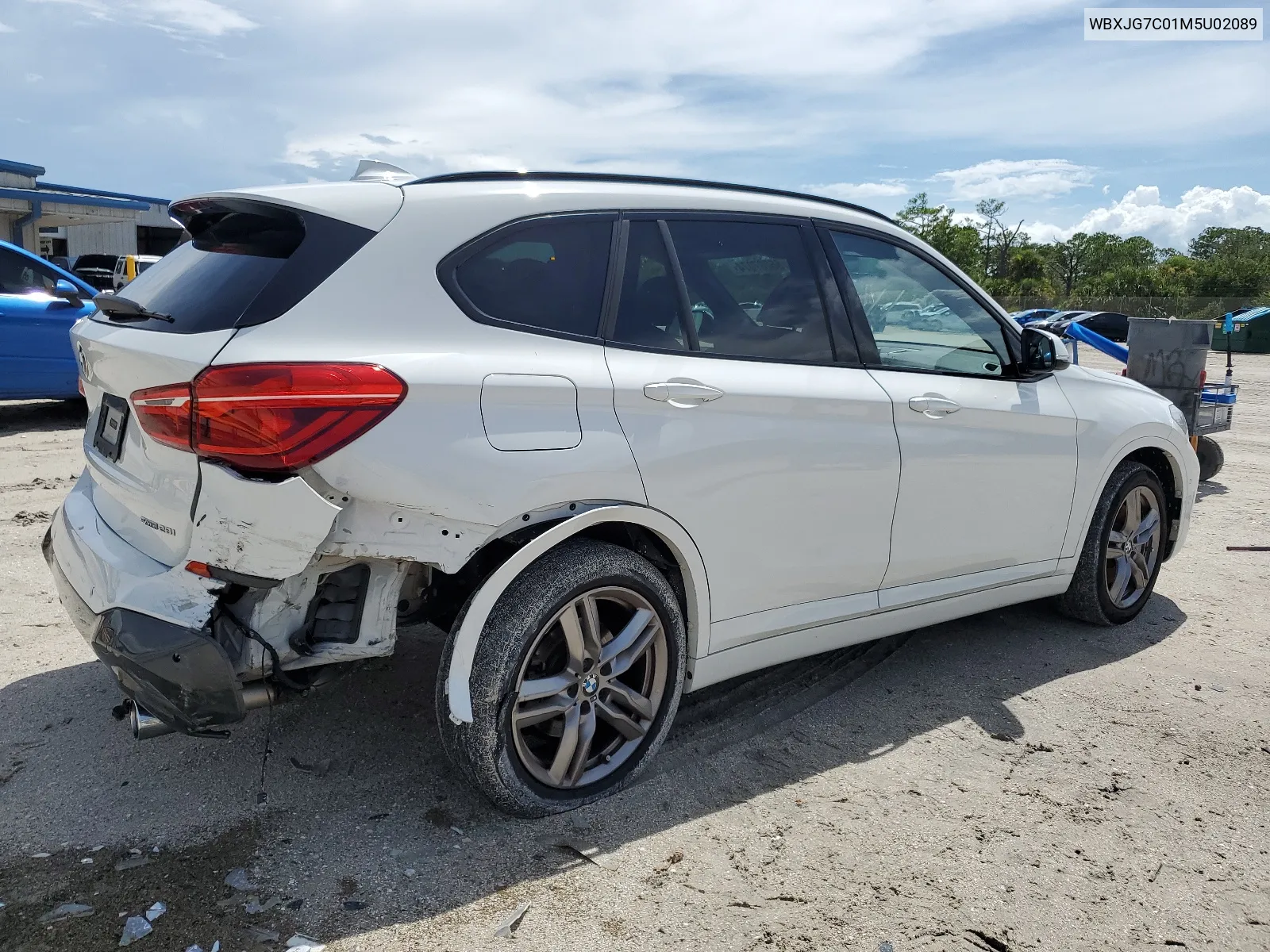 2021 BMW X1 Sdrive28I VIN: WBXJG7C01M5U02089 Lot: 66287074