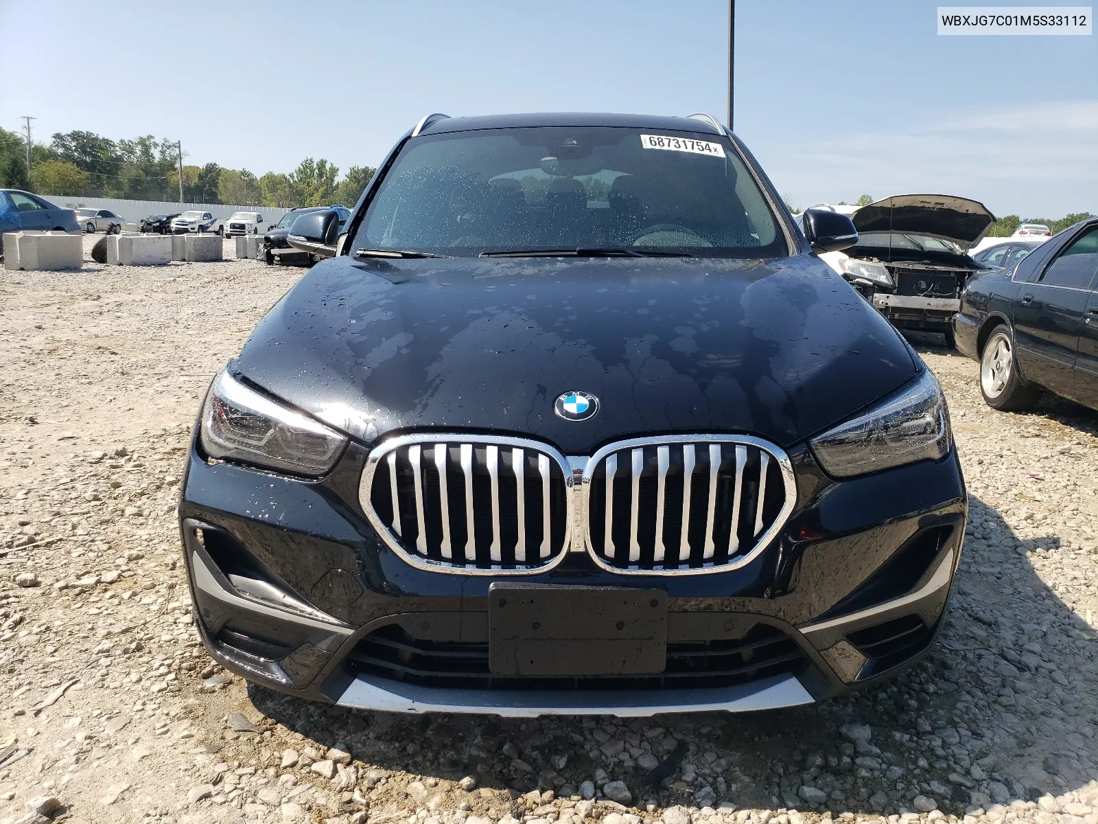 2021 BMW X1 Sdrive28I VIN: WBXJG7C01M5S33112 Lot: 68731754