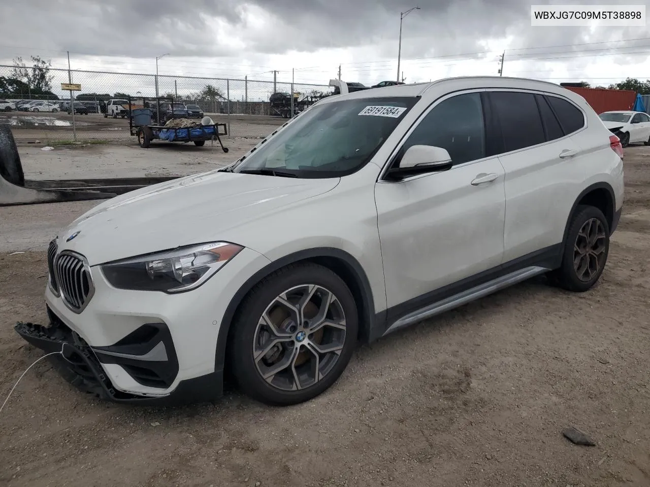 2021 BMW X1 Sdrive28I VIN: WBXJG7C09M5T38898 Lot: 69191584