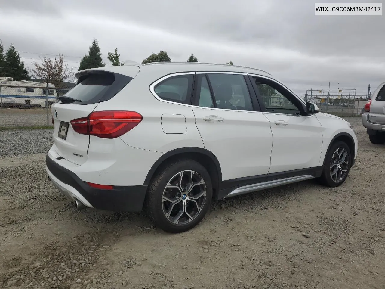 WBXJG9C06M3M42417 2021 BMW X1 xDrive28I