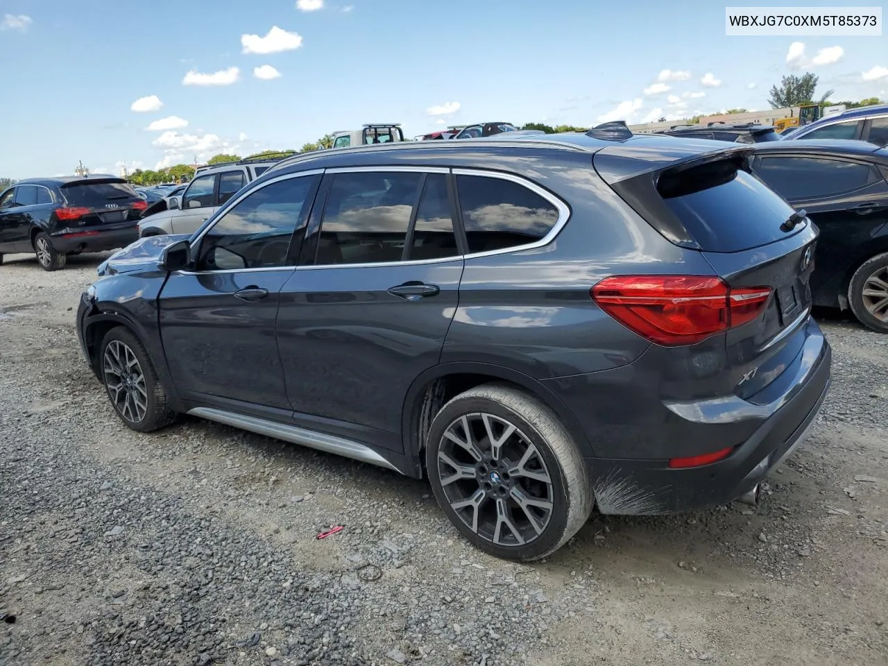 2021 BMW X1 Sdrive28I VIN: WBXJG7C0XM5T85373 Lot: 72292414