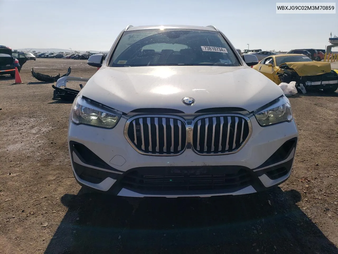 2021 BMW X1 xDrive28I VIN: WBXJG9C02M3M70859 Lot: 73810734