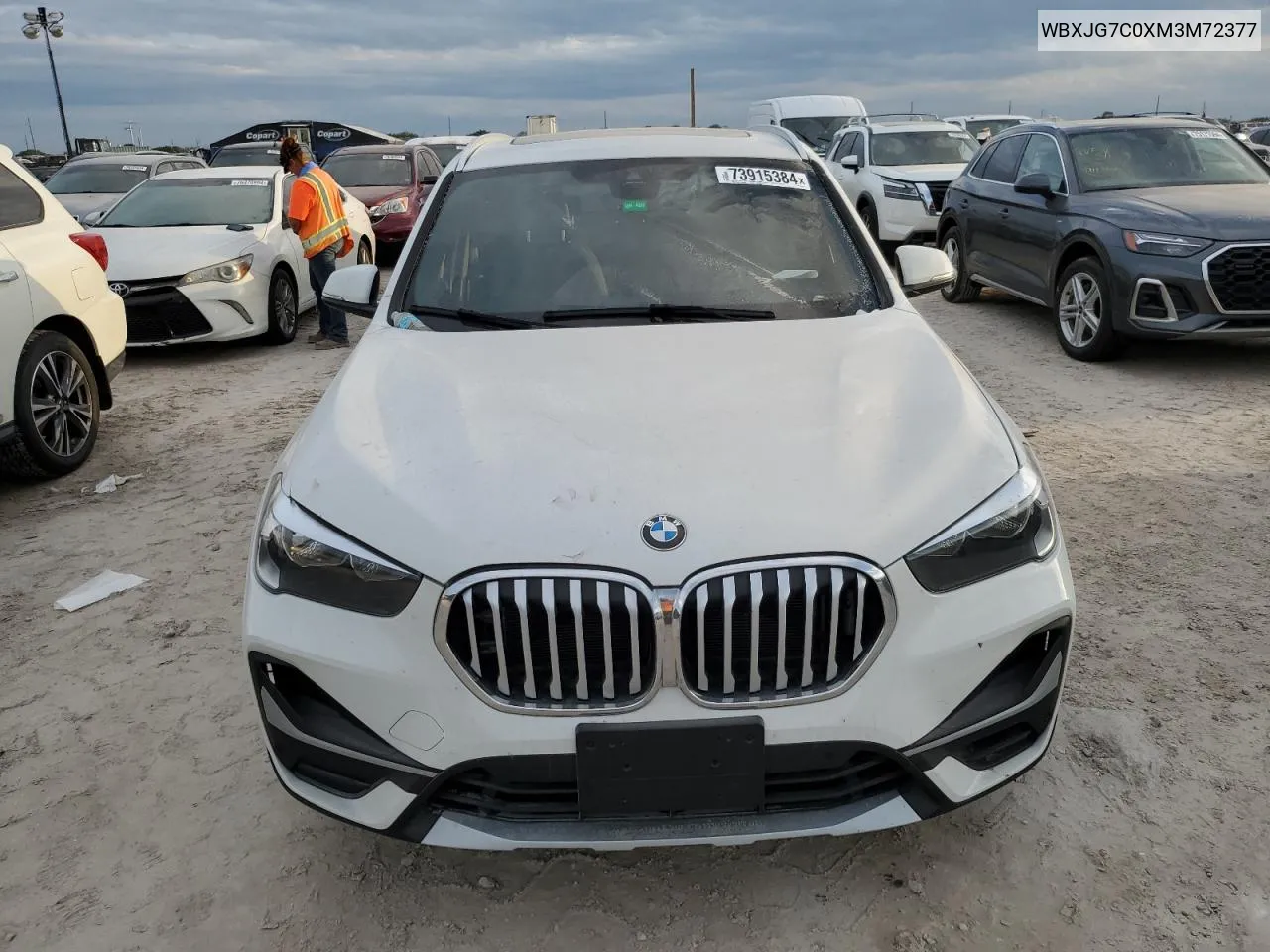 2021 BMW X1 Sdrive28I VIN: WBXJG7C0XM3M72377 Lot: 73915384