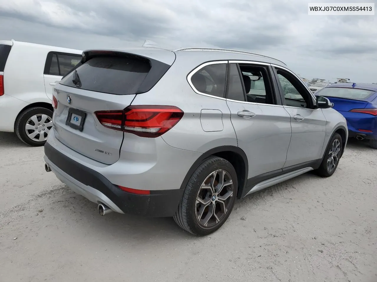 2021 BMW X1 Sdrive28I VIN: WBXJG7C0XM5S54413 Lot: 74021054