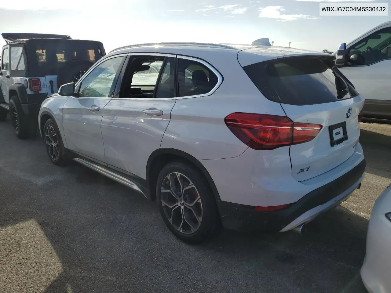 2021 BMW X1 Sdrive28I VIN: WBXJG7C04M5S30432 Lot: 74674464