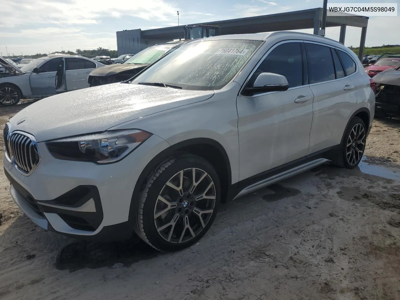 2021 BMW X1 Sdrive28I VIN: WBXJG7C04M5S98049 Lot: 76041784