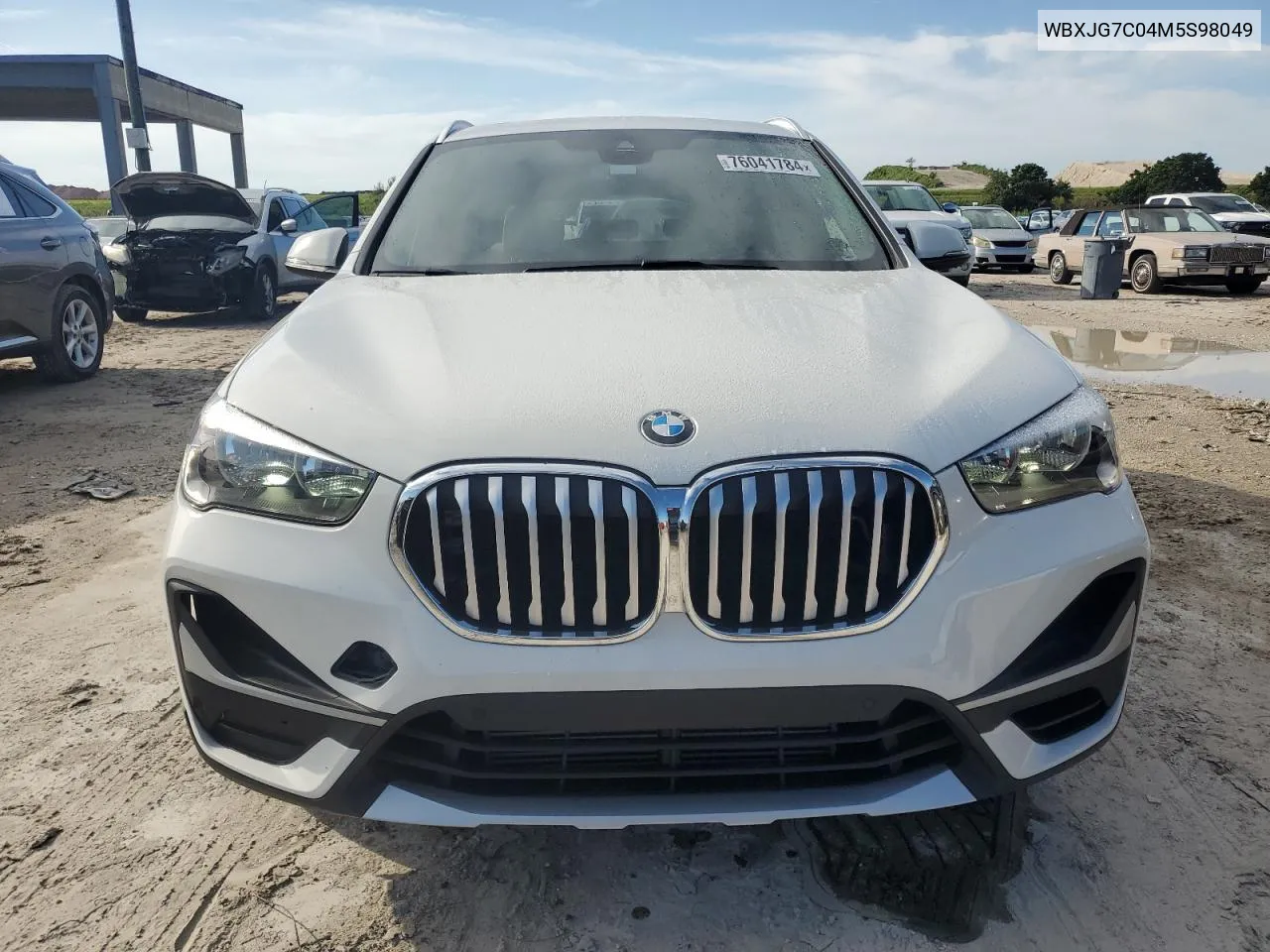 2021 BMW X1 Sdrive28I VIN: WBXJG7C04M5S98049 Lot: 76041784