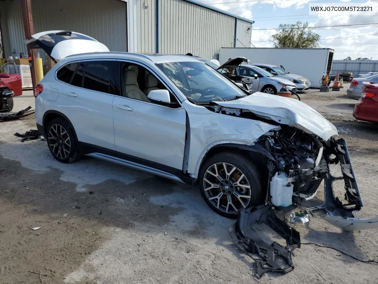 2021 BMW X1 Sdrive28I VIN: WBXJG7C00M5T23271 Lot: 77196964