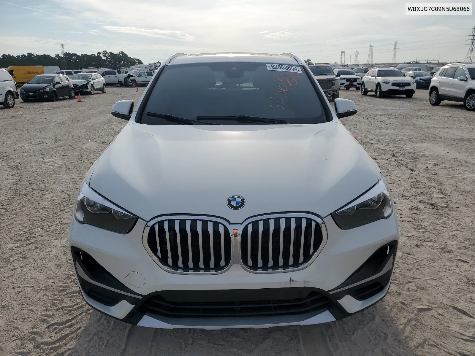 2022 BMW X1 Sdrive28I VIN: WBXJG7C09N5U68066 Lot: 62863854