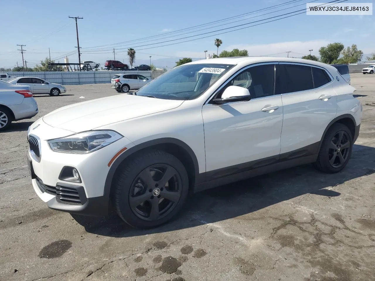 2018 BMW X2 Sdrive28I VIN: WBXYJ3C34JEJ84163 Lot: 54043904