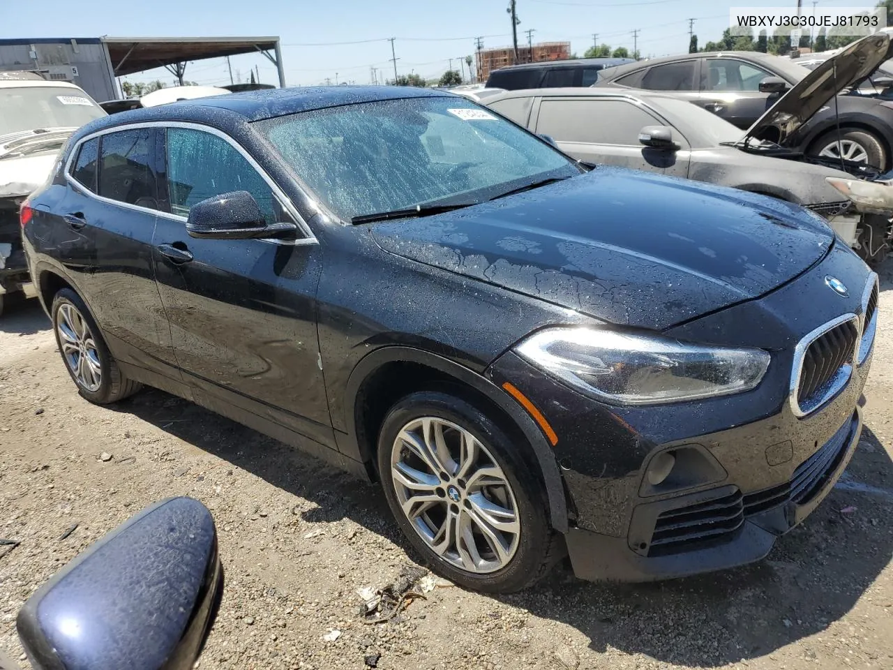 2018 BMW X2 Sdrive28I VIN: WBXYJ3C30JEJ81793 Lot: 61242344