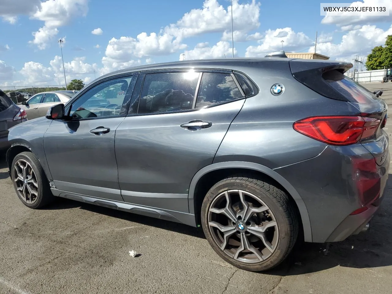 2018 BMW X2 xDrive28I VIN: WBXYJ5C3XJEF81133 Lot: 72125144