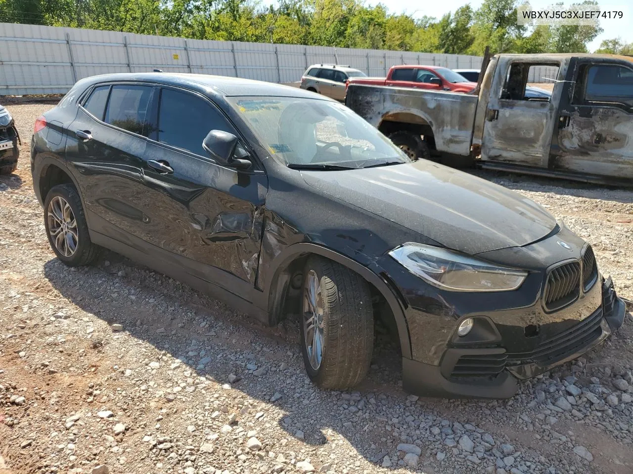 2018 BMW X2 xDrive28I VIN: WBXYJ5C3XJEF74179 Lot: 72167014