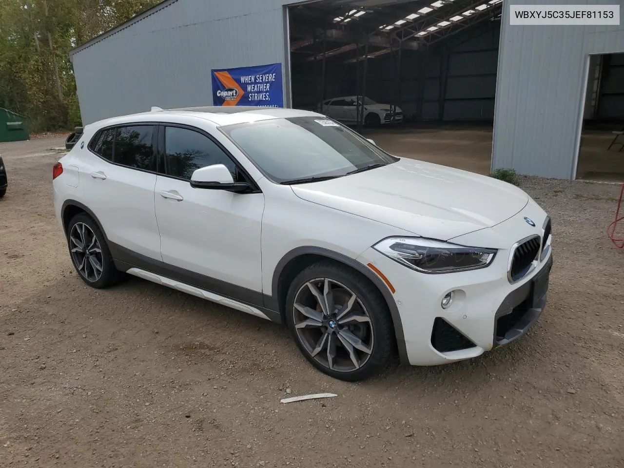 2018 BMW X2 xDrive28I VIN: WBXYJ5C35JEF81153 Lot: 72505104