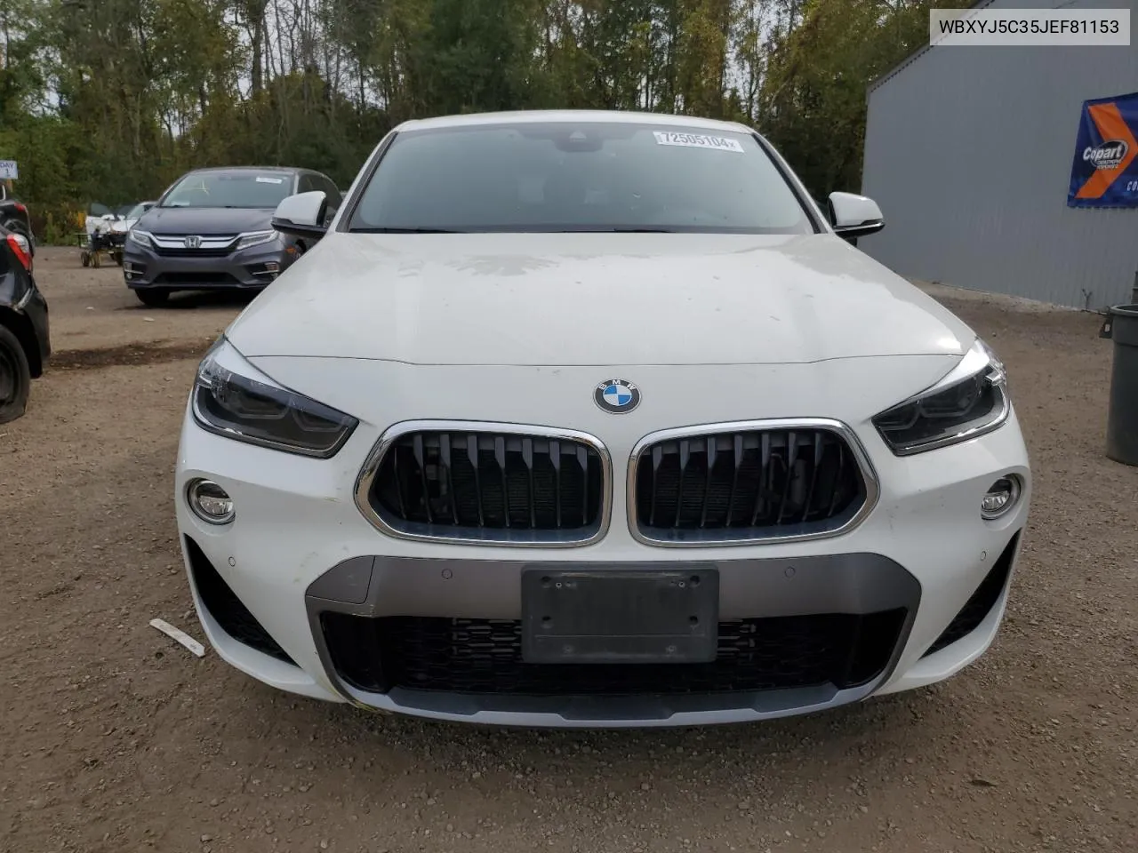 2018 BMW X2 xDrive28I VIN: WBXYJ5C35JEF81153 Lot: 72505104