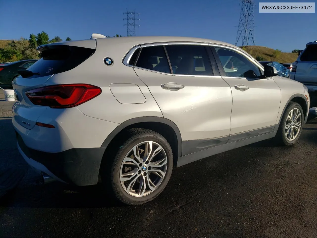 2018 BMW X2 xDrive28I VIN: WBXYJ5C33JEF73472 Lot: 72645204