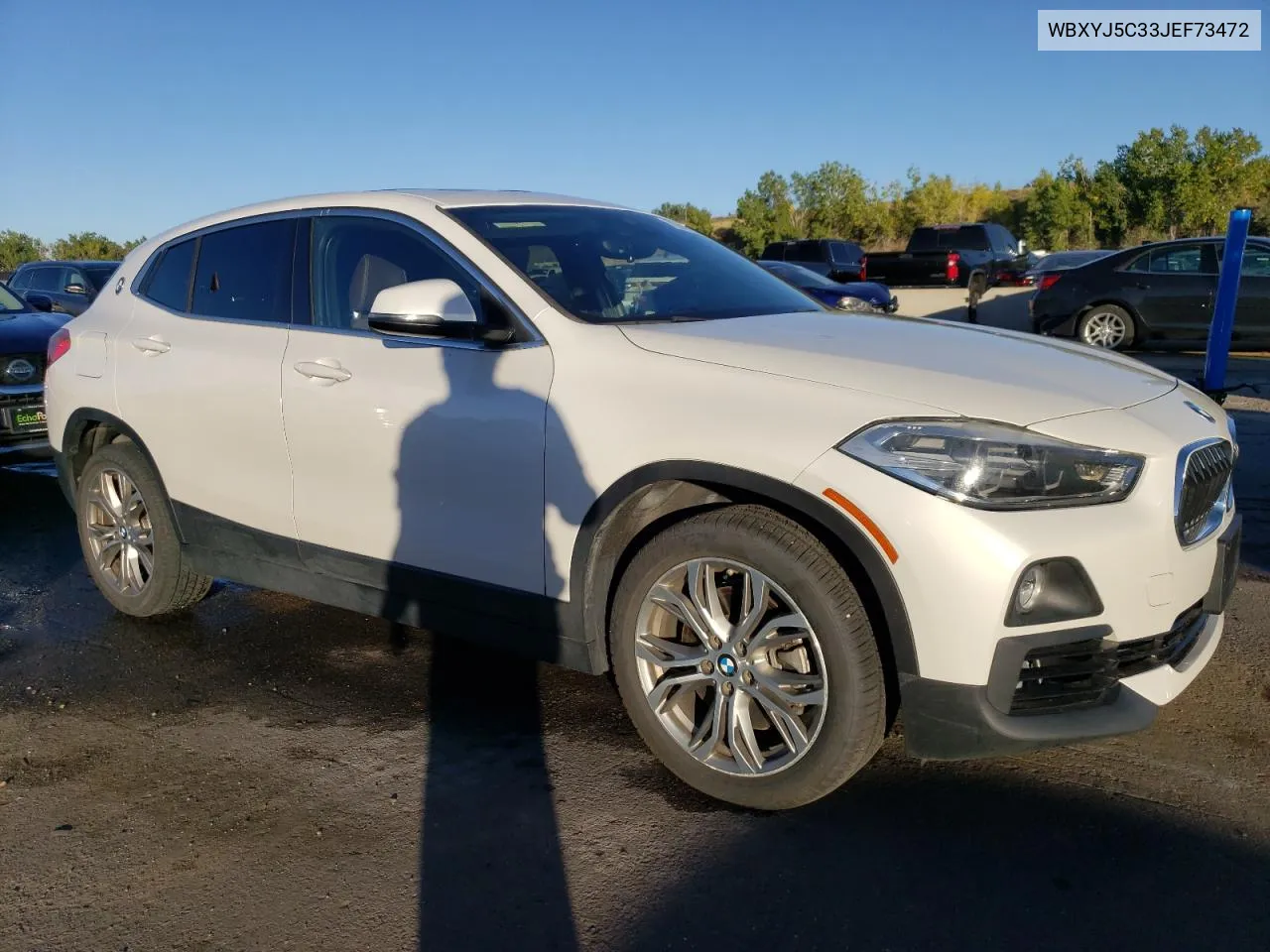 2018 BMW X2 xDrive28I VIN: WBXYJ5C33JEF73472 Lot: 72645204