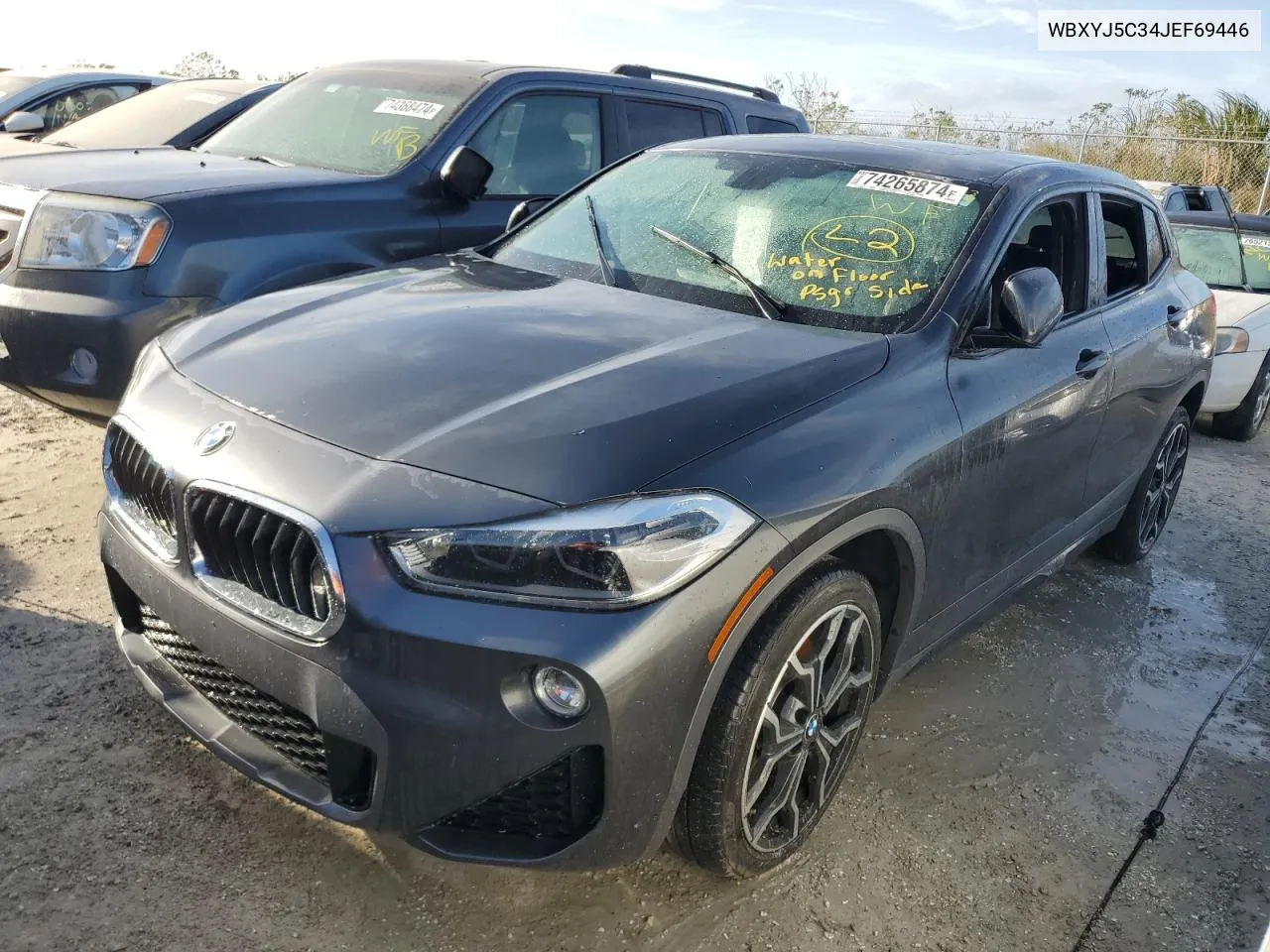 2018 BMW X2 xDrive28I VIN: WBXYJ5C34JEF69446 Lot: 74265874