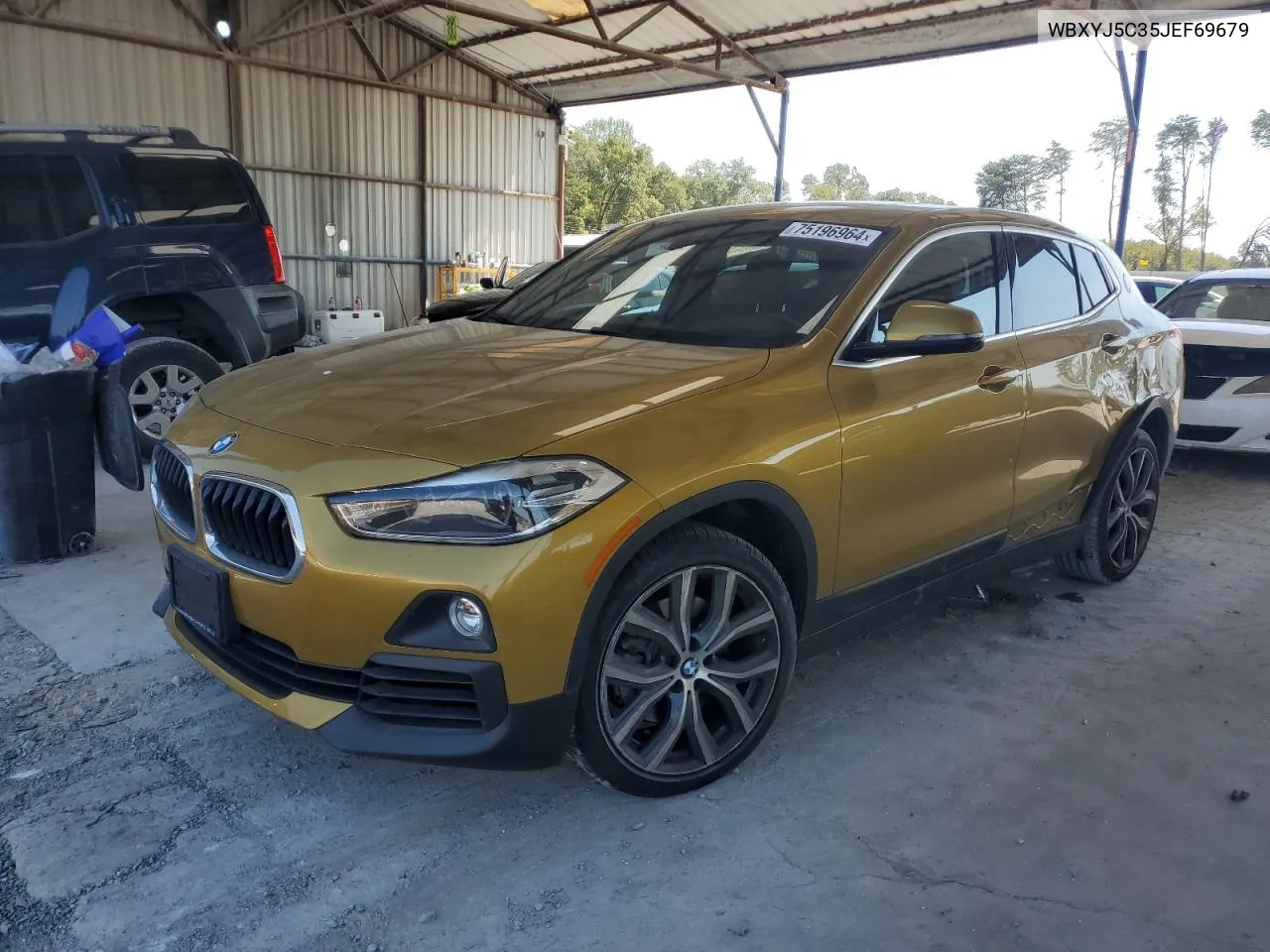 2018 BMW X2 xDrive28I VIN: WBXYJ5C35JEF69679 Lot: 75196964