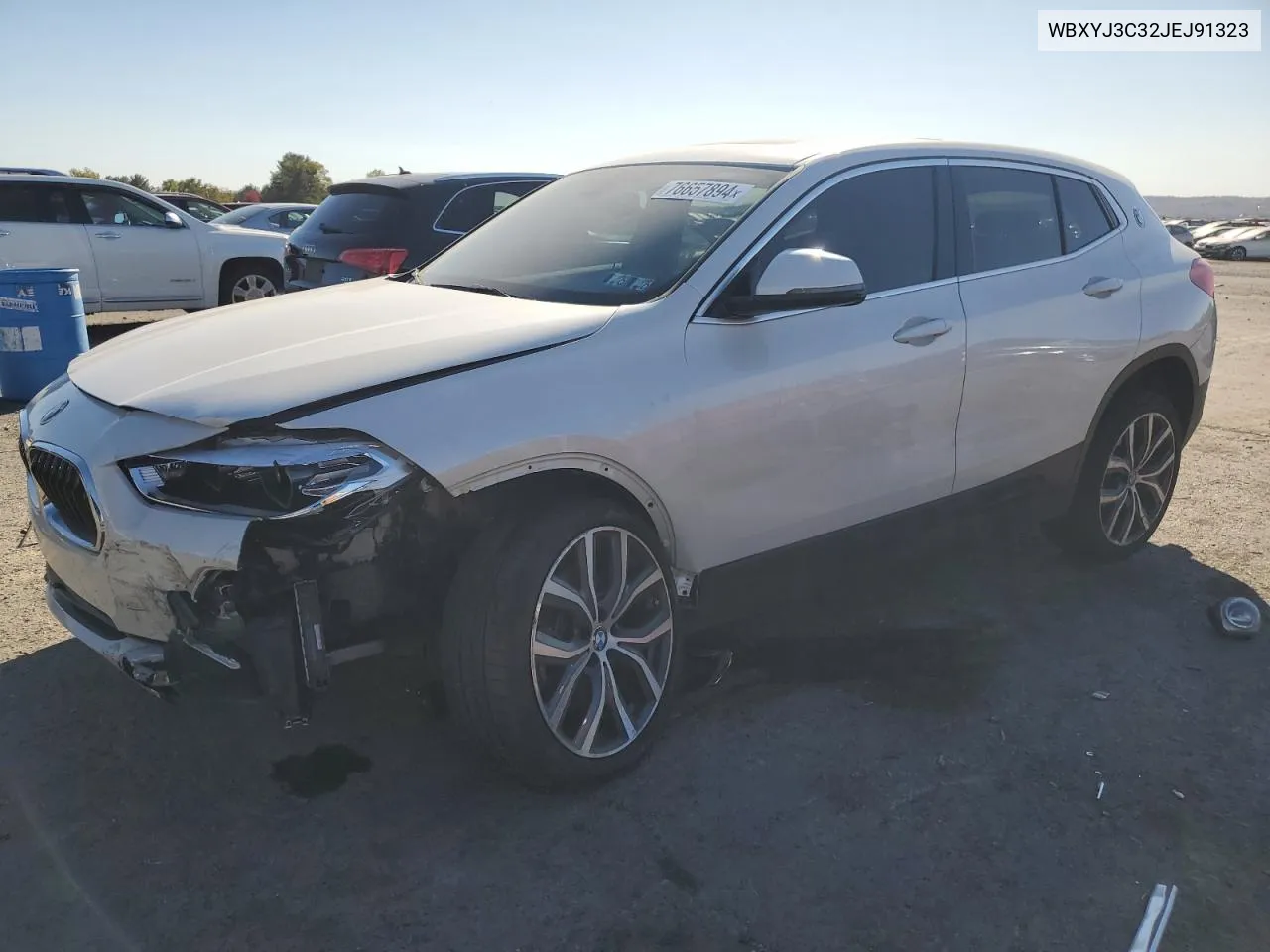 2018 BMW X2 Sdrive28I VIN: WBXYJ3C32JEJ91323 Lot: 76657894