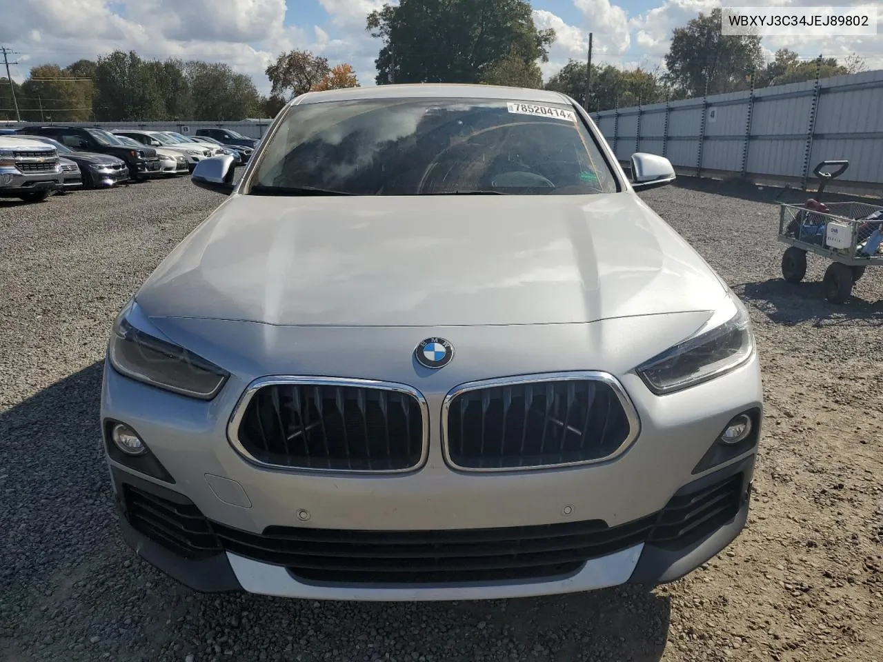 2018 BMW X2 Sdrive28I VIN: WBXYJ3C34JEJ89802 Lot: 78520414