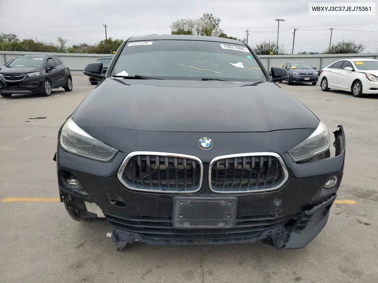 2018 BMW X2 Sdrive28I VIN: WBXYJ3C37JEJ75361 Lot: 79021684