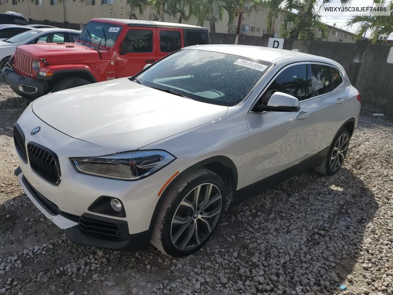 2018 BMW X2 xDrive28I VIN: WBXYJ5C38JEF74486 Lot: 79035384