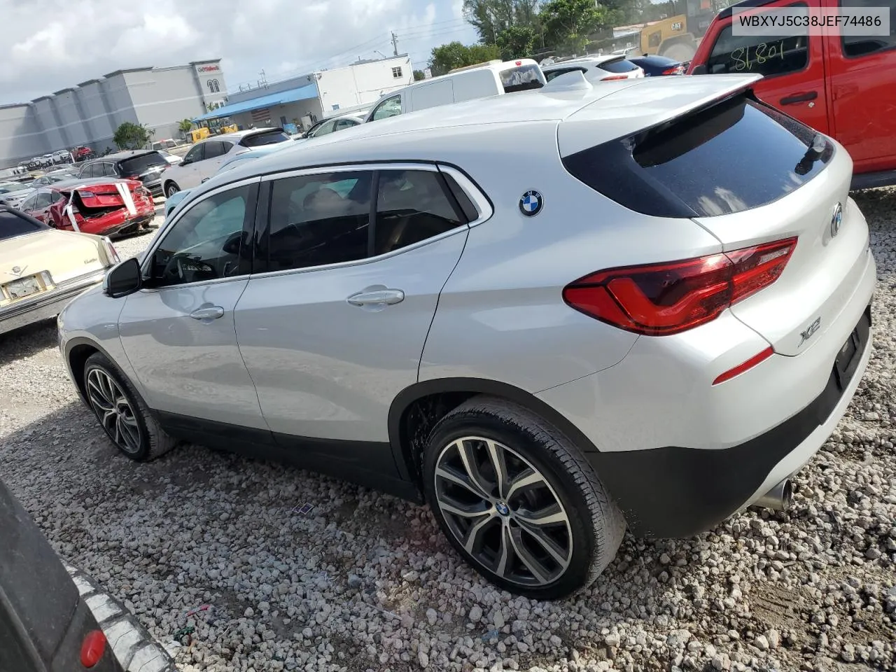 2018 BMW X2 xDrive28I VIN: WBXYJ5C38JEF74486 Lot: 79035384