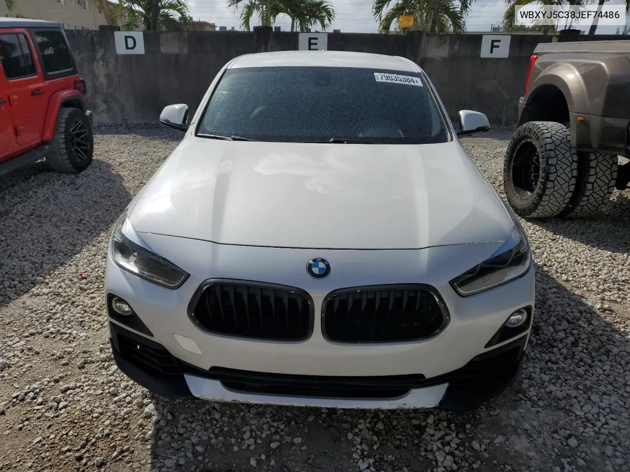 2018 BMW X2 xDrive28I VIN: WBXYJ5C38JEF74486 Lot: 79035384