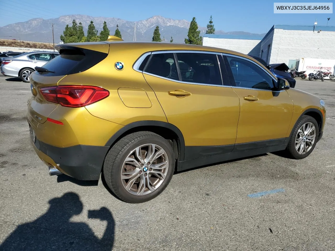 2018 BMW X2 Sdrive28I VIN: WBXYJ3C35JEJ64956 Lot: 80500864