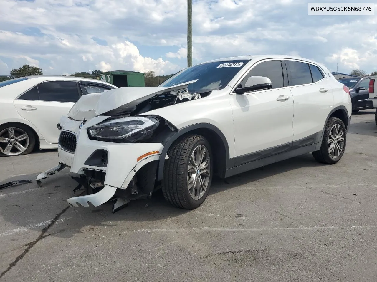 2019 BMW X2 xDrive28I VIN: WBXYJ5C59K5N68776 Lot: 72934214