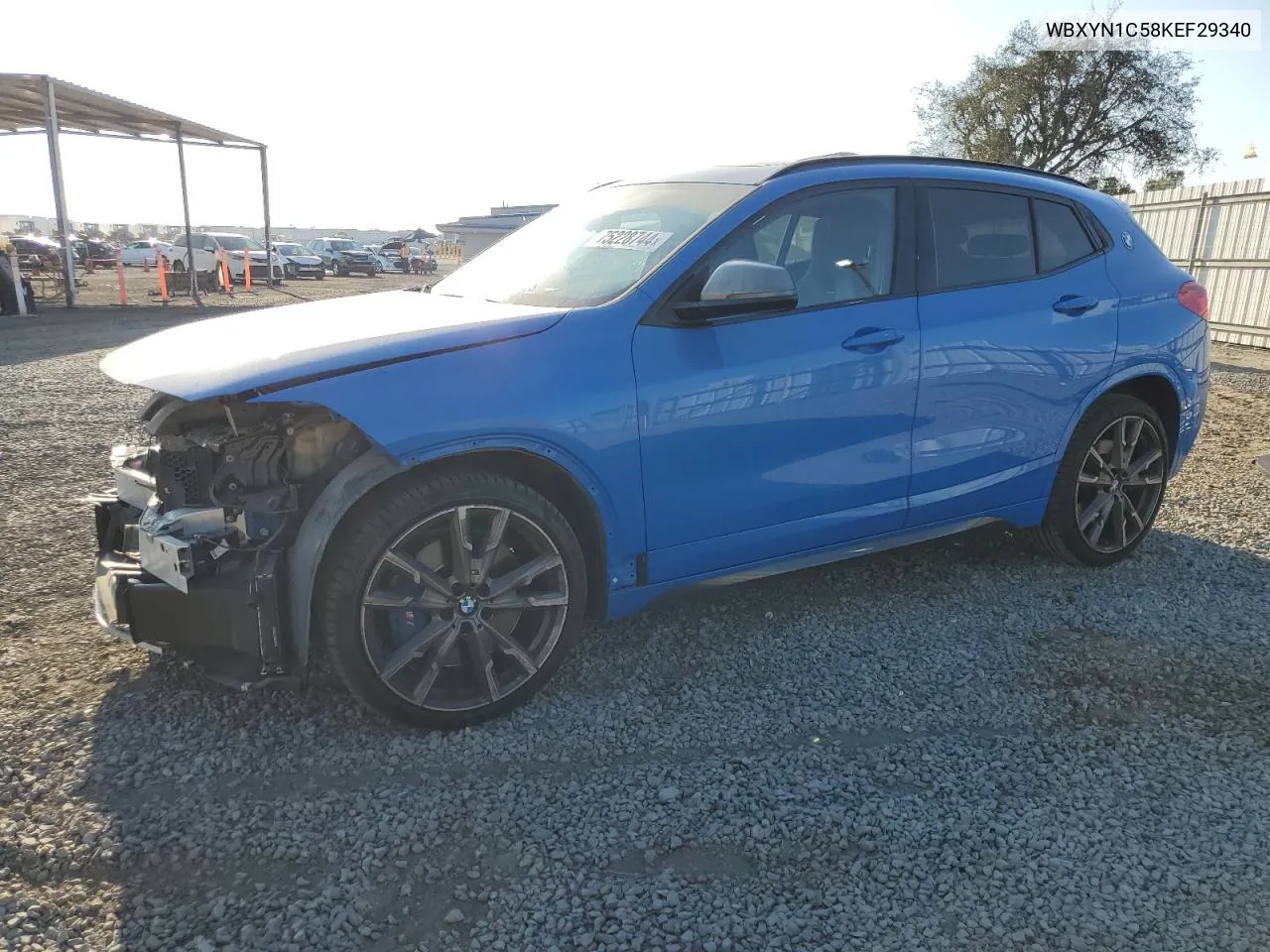 2019 BMW X2 M35I VIN: WBXYN1C58KEF29340 Lot: 75228744