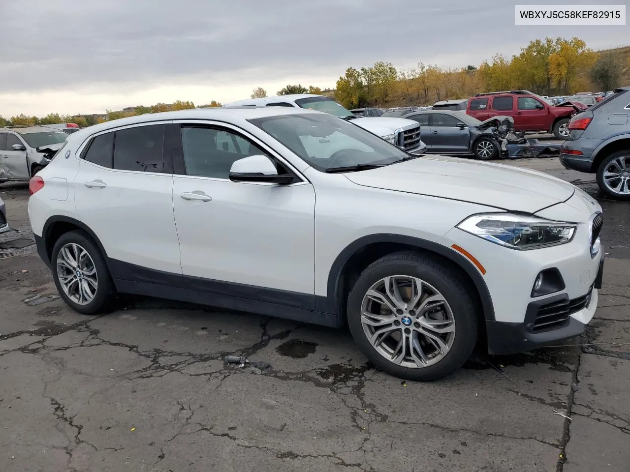 2019 BMW X2 xDrive28I VIN: WBXYJ5C58KEF82915 Lot: 75345434