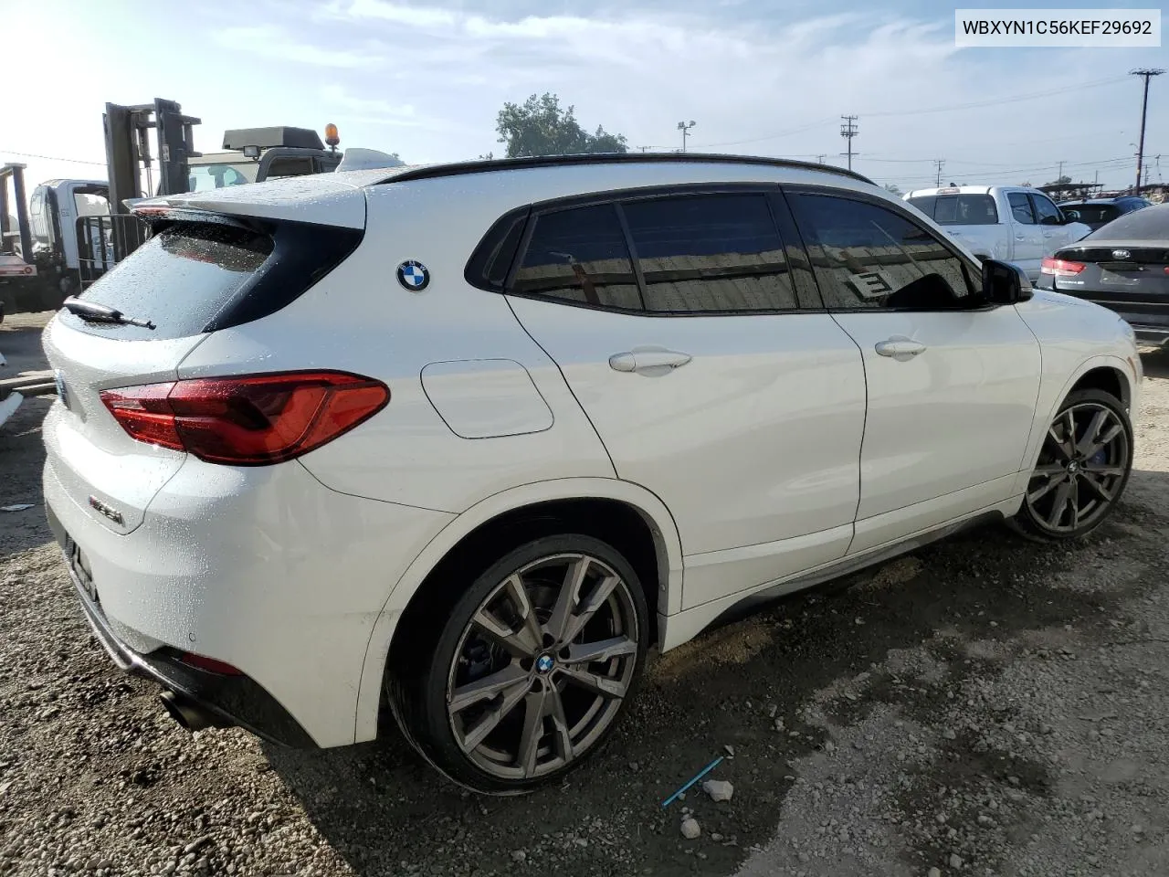 2019 BMW X2 M35I VIN: WBXYN1C56KEF29692 Lot: 75557284