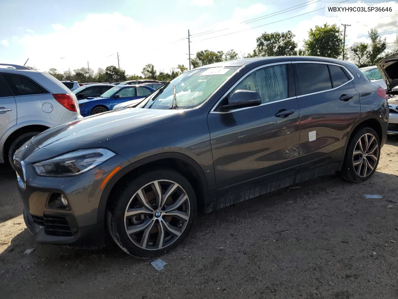 2020 BMW X2 Sdrive28I VIN: WBXYH9C03L5P36646 Lot: 74454184