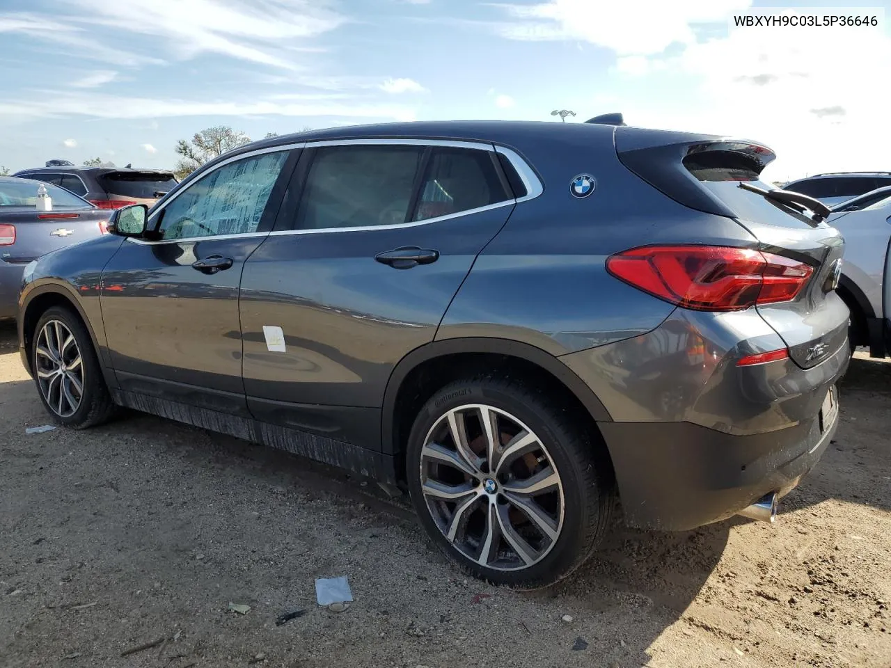 2020 BMW X2 Sdrive28I VIN: WBXYH9C03L5P36646 Lot: 74454184